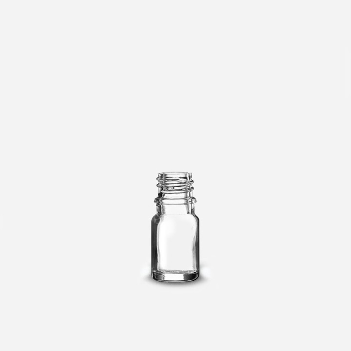 Goutte verre transparent din18 5ml