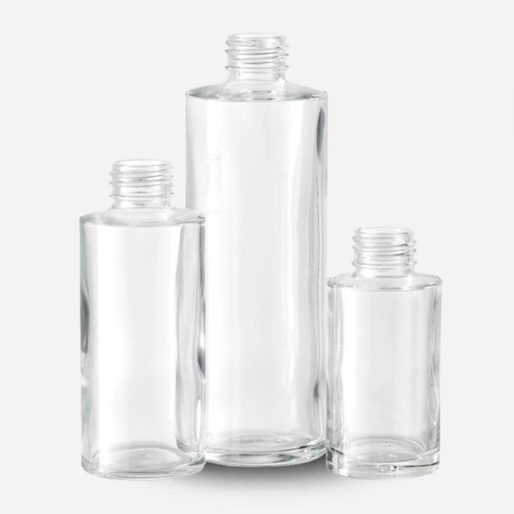 Flacon simplicité verre transparent 24-410 pour cosmétiques