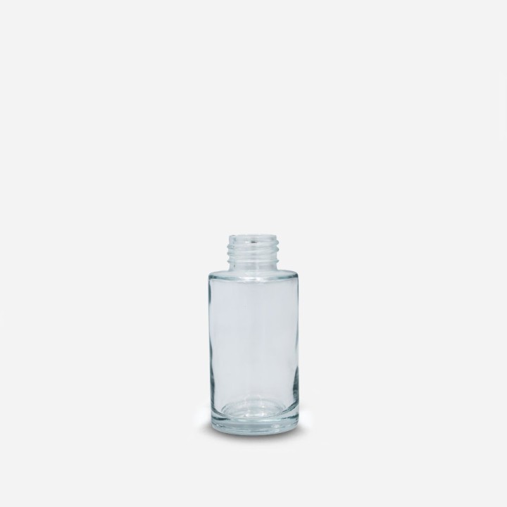 Flacon simplicité verre transparent 24-410 pour cosmétiques