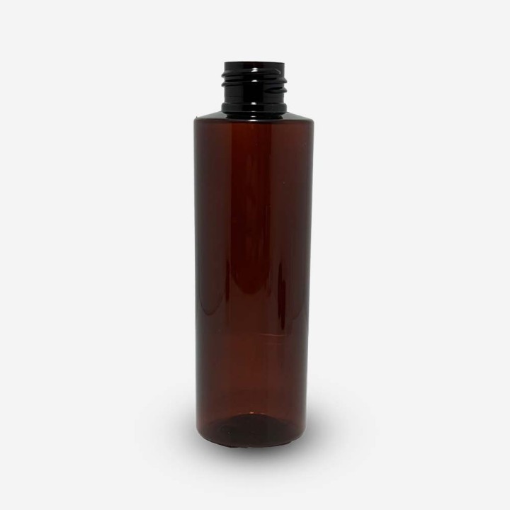 Flacon CLIFF 150ml PETP Ambré 24/410 – épaule droite