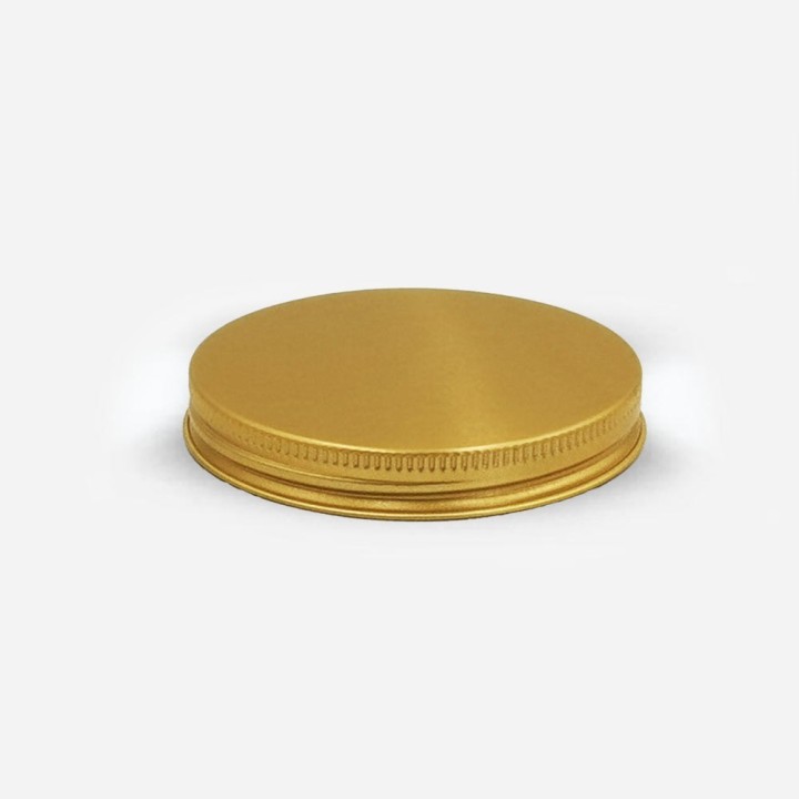 Couvercle Aluminium doré Mat Strié 70-400