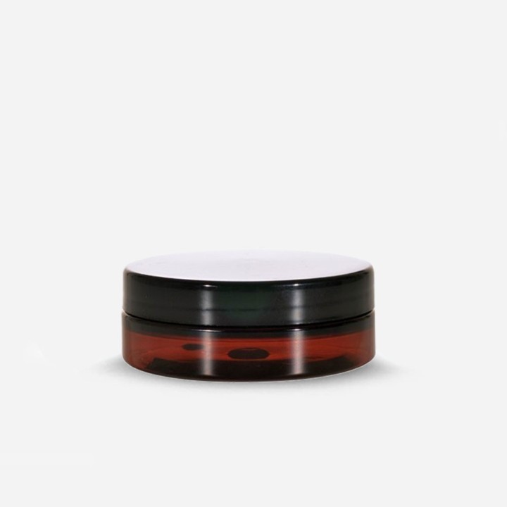 Pot PET Droit ambré forme basse 70-400