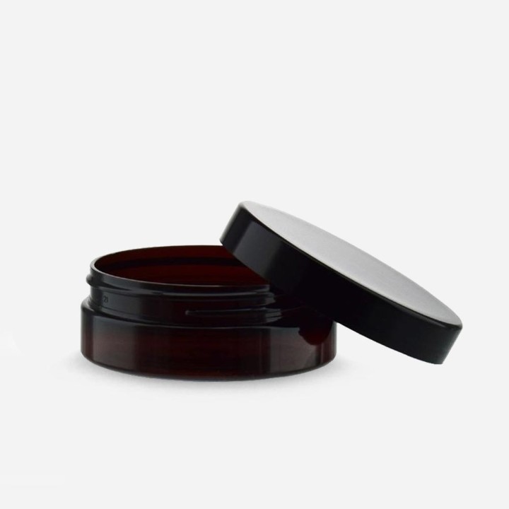 Pot PET Droit ambré forme basse 70-400
