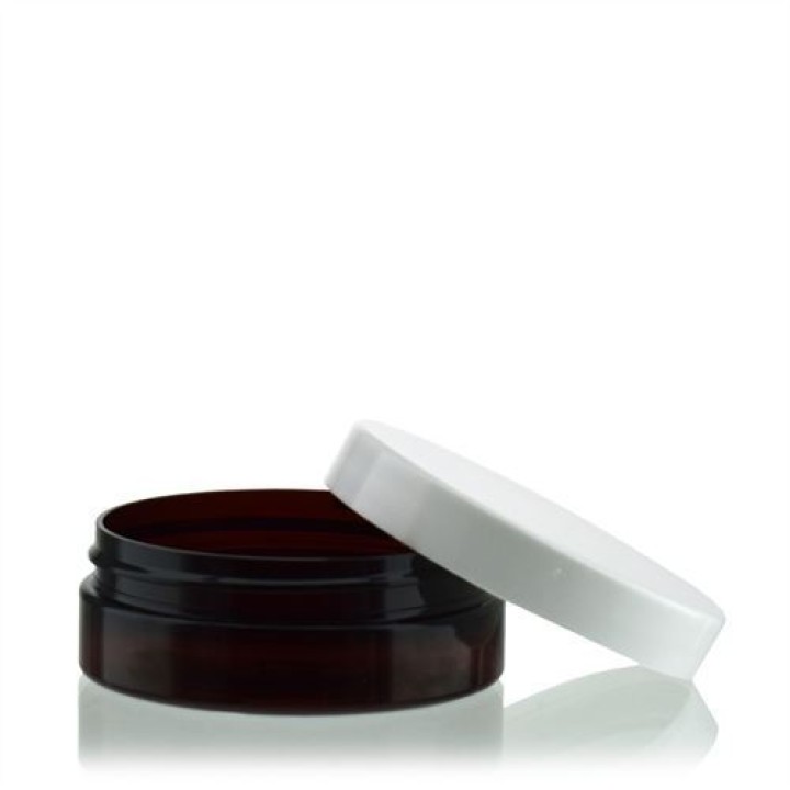 Pot PET Droit ambré forme basse 70-400