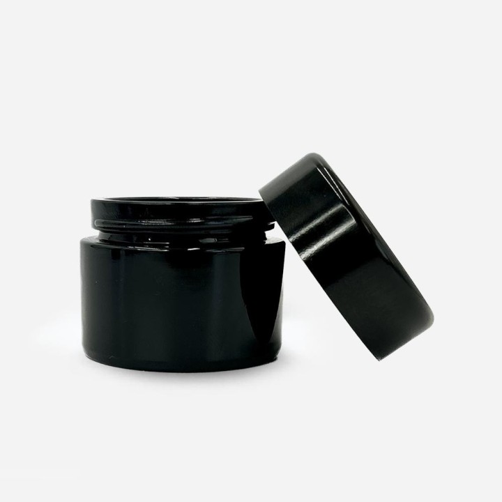 Pot cosmétique verre violet Miron gamme standard - Protection UV