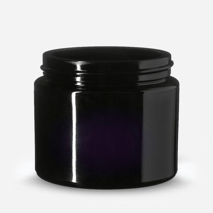 Pot cosmétique verre violet Miron gamme standard - Protection UV