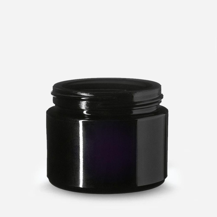 Pot cosmétique verre violet Miron gamme standard - Protection UV
