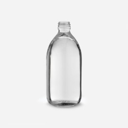 Flacon Sirop verre transparent PP28