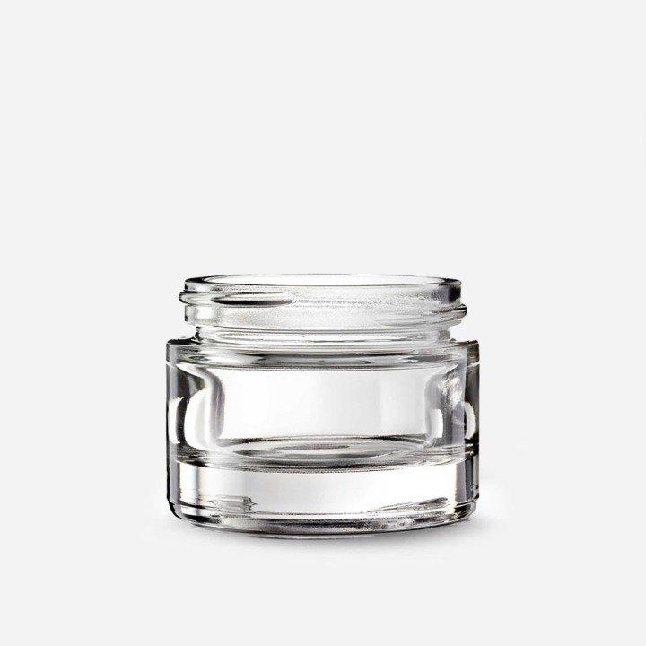 Pot Cléa verre transparent