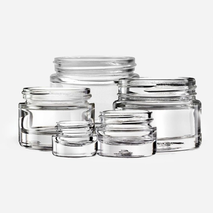 Pot Cléa verre transparent