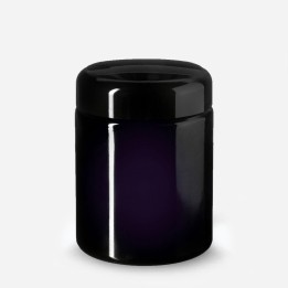 Pot verre violet forme haute Miron