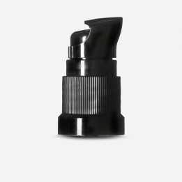 Pompe crème noire modèle HL din 18 Aptar – Accessoire cosmétique haut de gamme