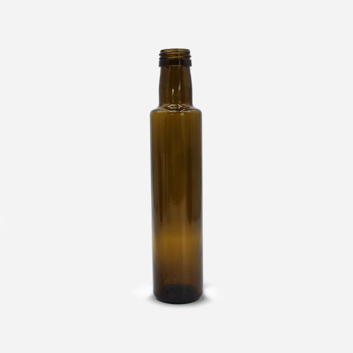 Bouteille Dorica verre antique pour huile et vinaigre