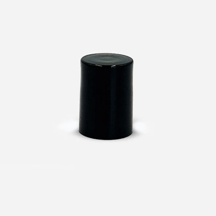 Capsule Roll-on PP noire bille inox din18