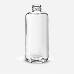 Flacon LYNA en verre  transparent