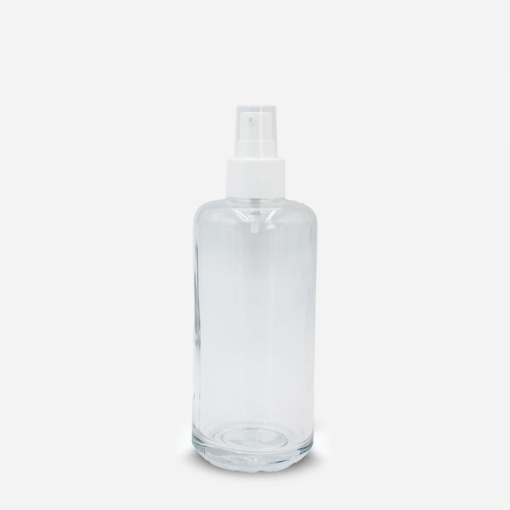 Flacon LYNA en verre  transparent