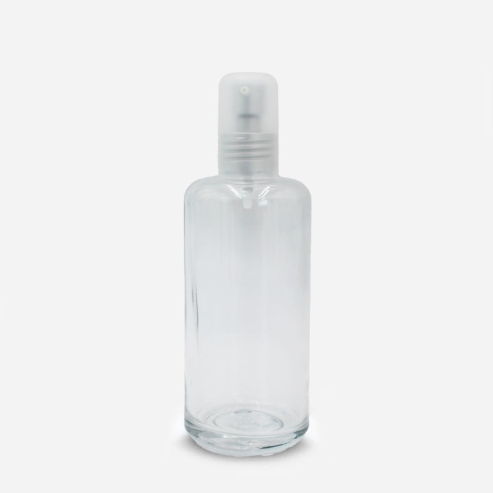 Flacon LYNA en verre  transparent