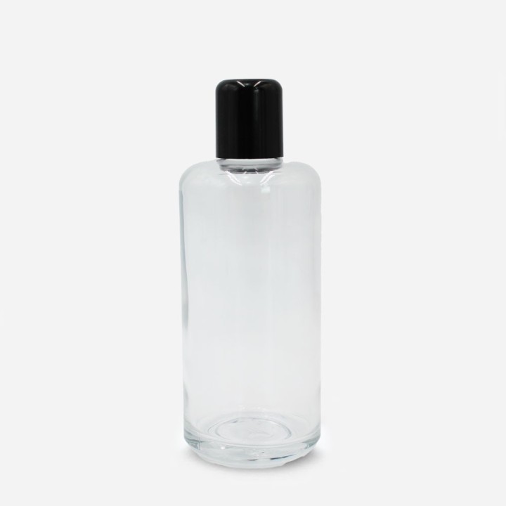 Flacon LYNA en verre  transparent