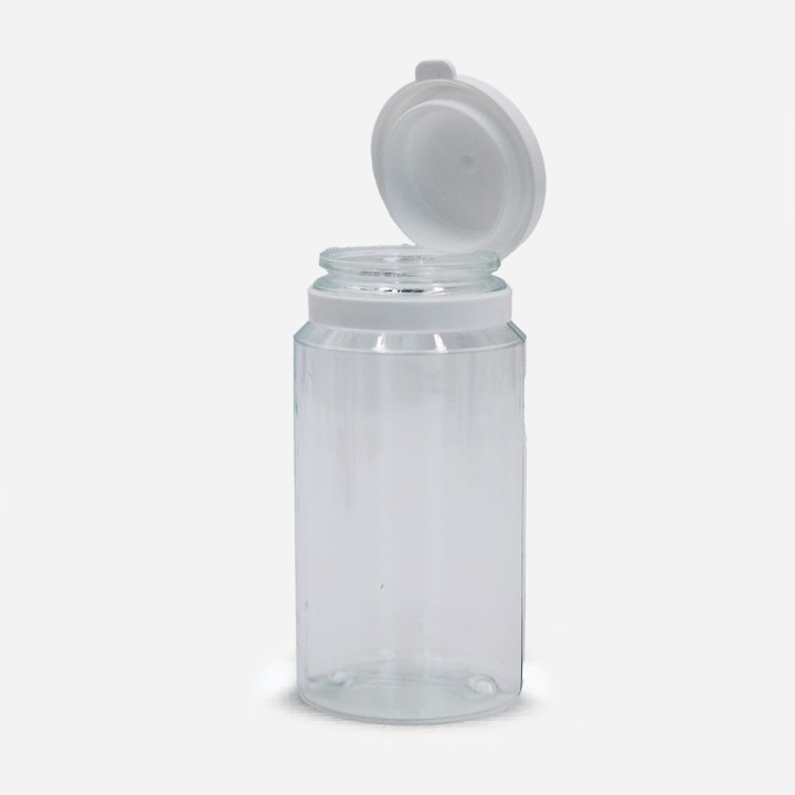 Pilulier PET cristal GR43 pour le conditionnement des gélules, complément alimentaire