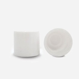 Capsule Euro7 PP blanche JT TS avec joint TS pour flacon verre Euro7