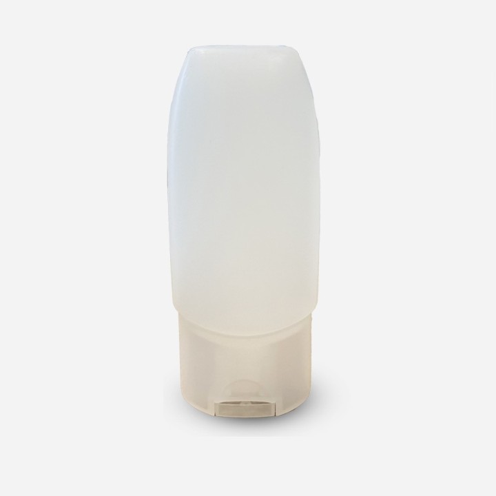 Flacon ERASMUS 50 ml PEHD Naturel avec capsule encliquetable