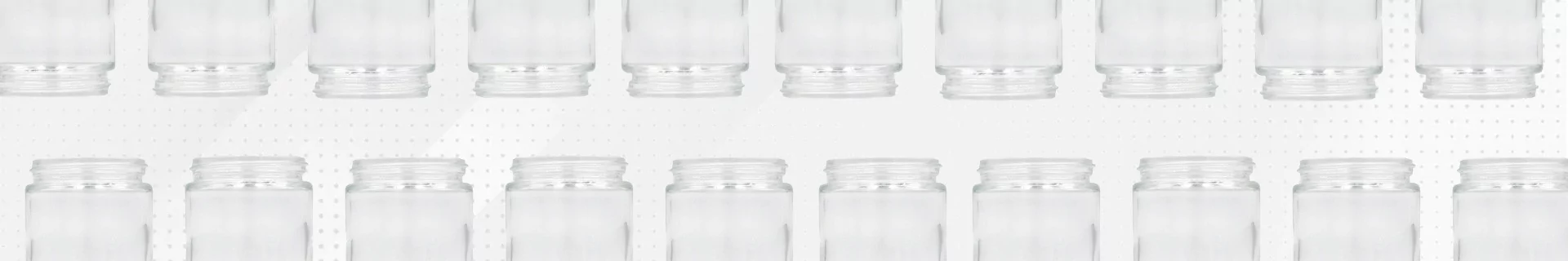 Pot en verre pour la cosmétique, distributeur pot vide en verre alimentaire, industrie, bougie