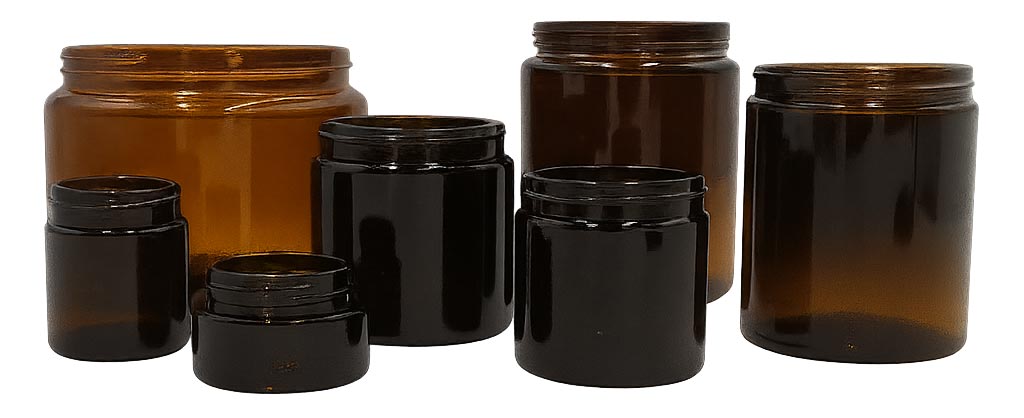 gamme pommadier verre ambré pour bougie parfumée