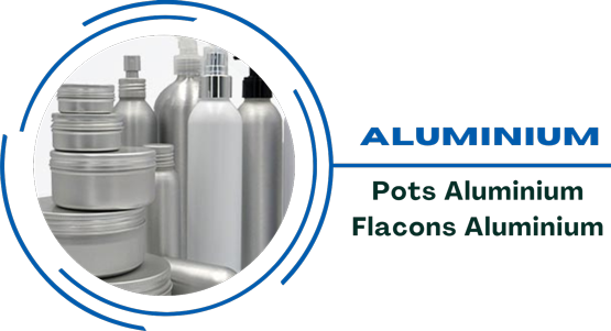 Flacons et pots aluminium