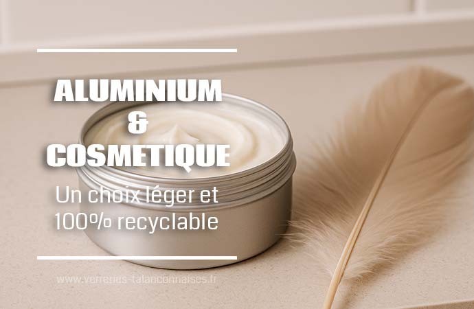 Aluminium et cosmétique : un choix léger et 100 % recyclable