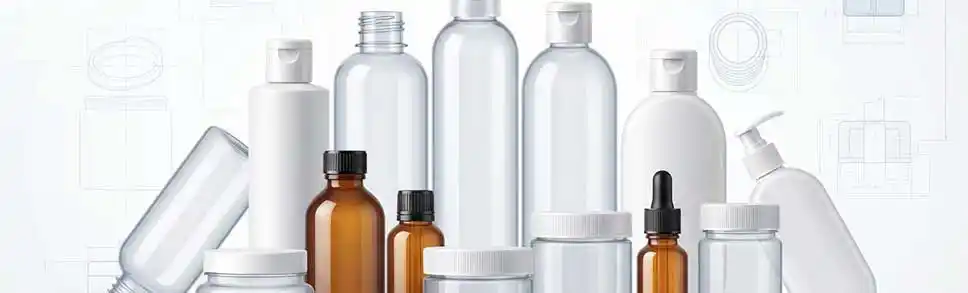 Contenants en plastique pet, pehd, petg, petr