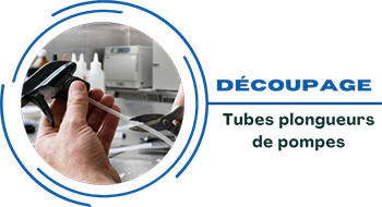 Découpage tube plongueur